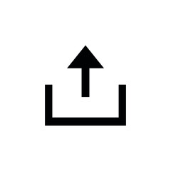 Upload sign vector icon collection. Upload button. Load symbol.