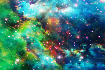 Cosmic galaxy background. Stars and cosmic gas.The elements of this image furnished by NASA.