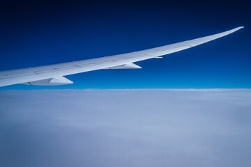 view from airplane window