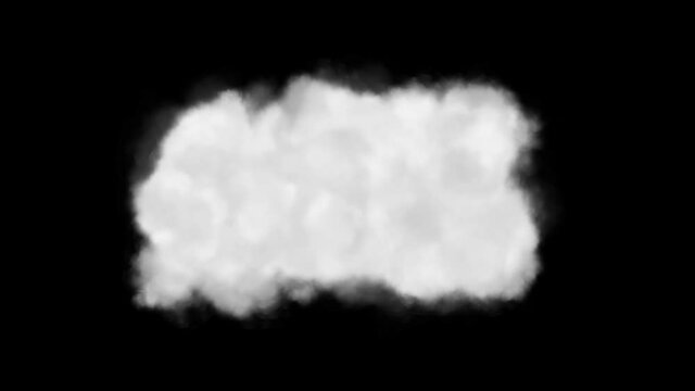 Cloud only.  The white cloud changes endlessly.