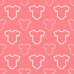 Background baby clothes pink