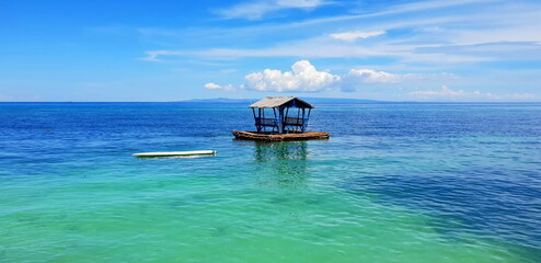House in the middle of the Sea. Paradise View.
