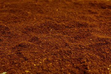 ground coffee background