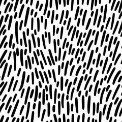 black strokes on a white background. seamless vector design