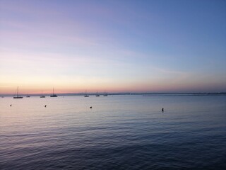 Obraz premium Coucher de soleil marin