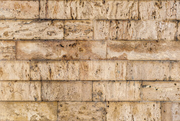 Brick stone wall texture background, medium distance