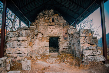 ruins of an old castle
