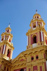 Exterior of San Ildefonso church, Seville, Spain 