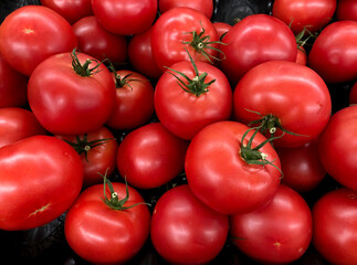 pink tomatoes background