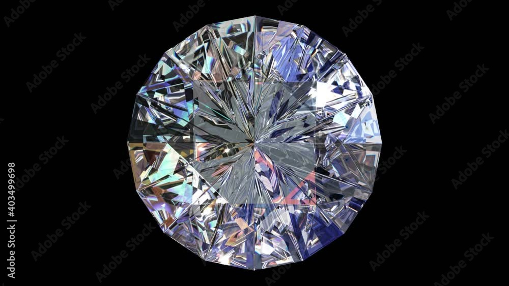 Poster realistic 360-degree seamless looping spin of the precious shining diamond rendered in uhd, alpha ma