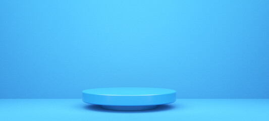 Round Empty Pedestal for Product Display