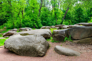 View of Sofiyivka park in Uman, Ukraine