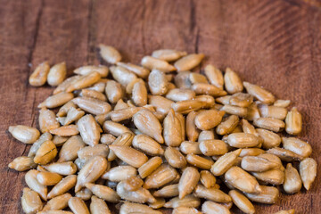 Sunflower Seeds  on table