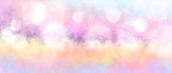 Watercolor paint like gradient background pastel ombre style. Iridescent template for brochure, banner, wallpaper, mobile screen. Neon hologram theme