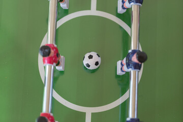 Tischfußballspiel, Tischkicker im Detail  