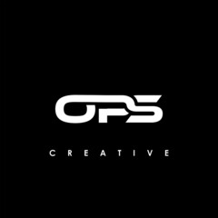OPS Letter Initial Logo Design Template Vector Illustration
