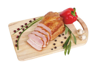 grilled pork loin with vegetables