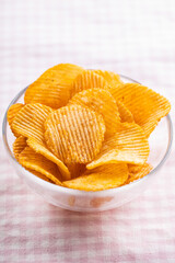 Crispy potato chips