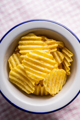 Crispy potato chips