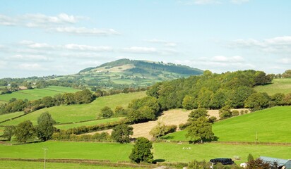 Fototapeta na wymiar Welsh hills.
