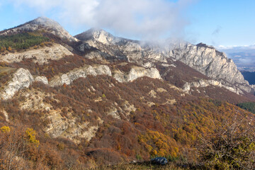 Landscape of Balkan Mountains and Vratsata pass, Bulgaria