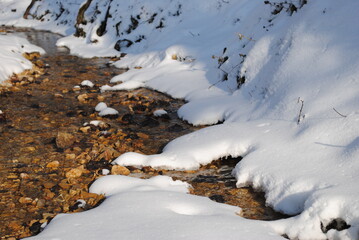 Ruisseau en hiver