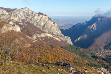 Landscape of Balkan Mountains and Vratsata pass, Bulgaria
