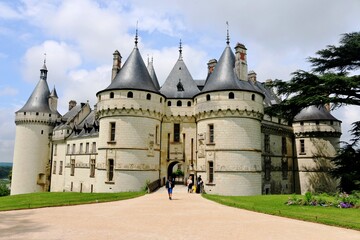 Fototapeta na wymiar castillo de chamount francia