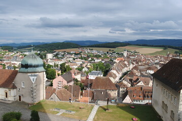 Ville de Porrentruy en été