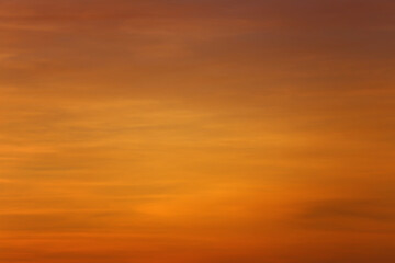 Sky and clouds after sunset,twilight sky background.