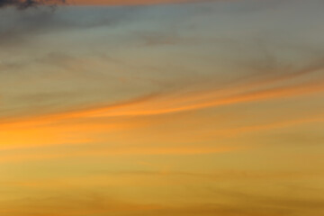 Sky and clouds after sunset,twilight sky background.