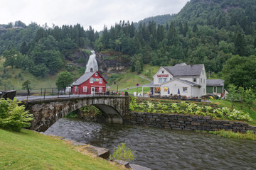Norwegen - Norheimsund - Steinsdalsfossen Wasserfall