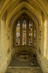 Interior of the cathedral of Chateau de Vincennes