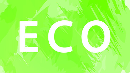 Eco vector icon. Ecology  vector sign. Bio card, poster, logo. Vector illustration.