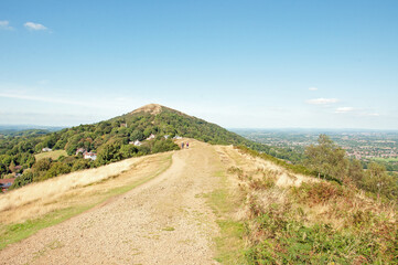 On top of the Malvern hills of England