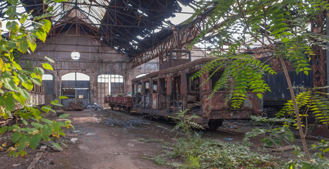 Abandoned Red Star Train Graveyard in Budapest, Urbex Hungary