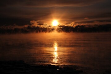 SunriseFoggy Sunrise