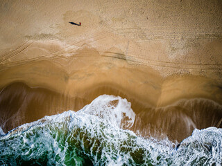 Aerial of Asbury Park, New Jersey 