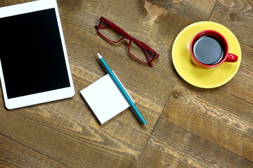 Tazzina di caffè nella pausa di lavoro in ufficio