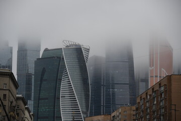 Magnificent Moscow City in Russia - skyscrapers