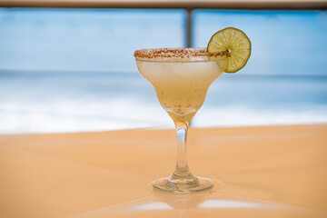 Margarita en la playa