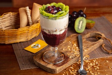 Açaí na taça com cupuaçu