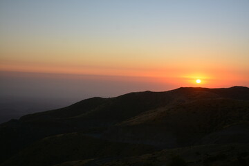 Cayendo el sol