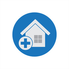 Hospital icon design. vector illustration