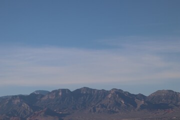Aerial view of mountains in Arizona