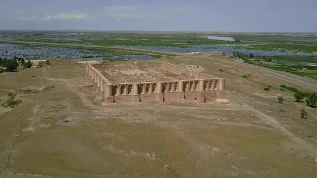 Qasr al-'Ashiq is a historical palace dates back to the Abbasid era, located near the city of Samarra, Iraq