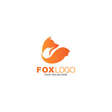 logo icon fox vector elegance