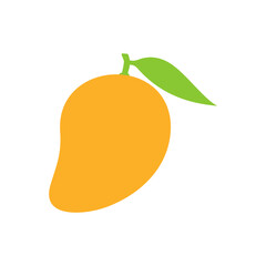 Vector Mango Flat Design Illustration