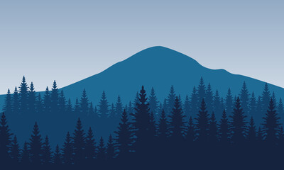 Beautiful sunrise in the countryside. City vector