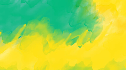 Fototapeta premium blue and yellow watercolor background design